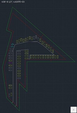 The rough draft on AutoCAD