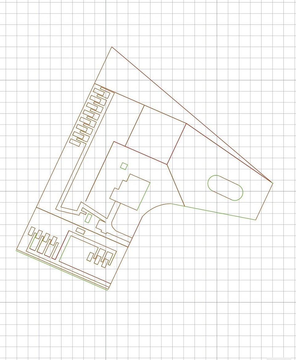What it may look like with mini homes & RVs to the left of her home and trailers in the back of the property.