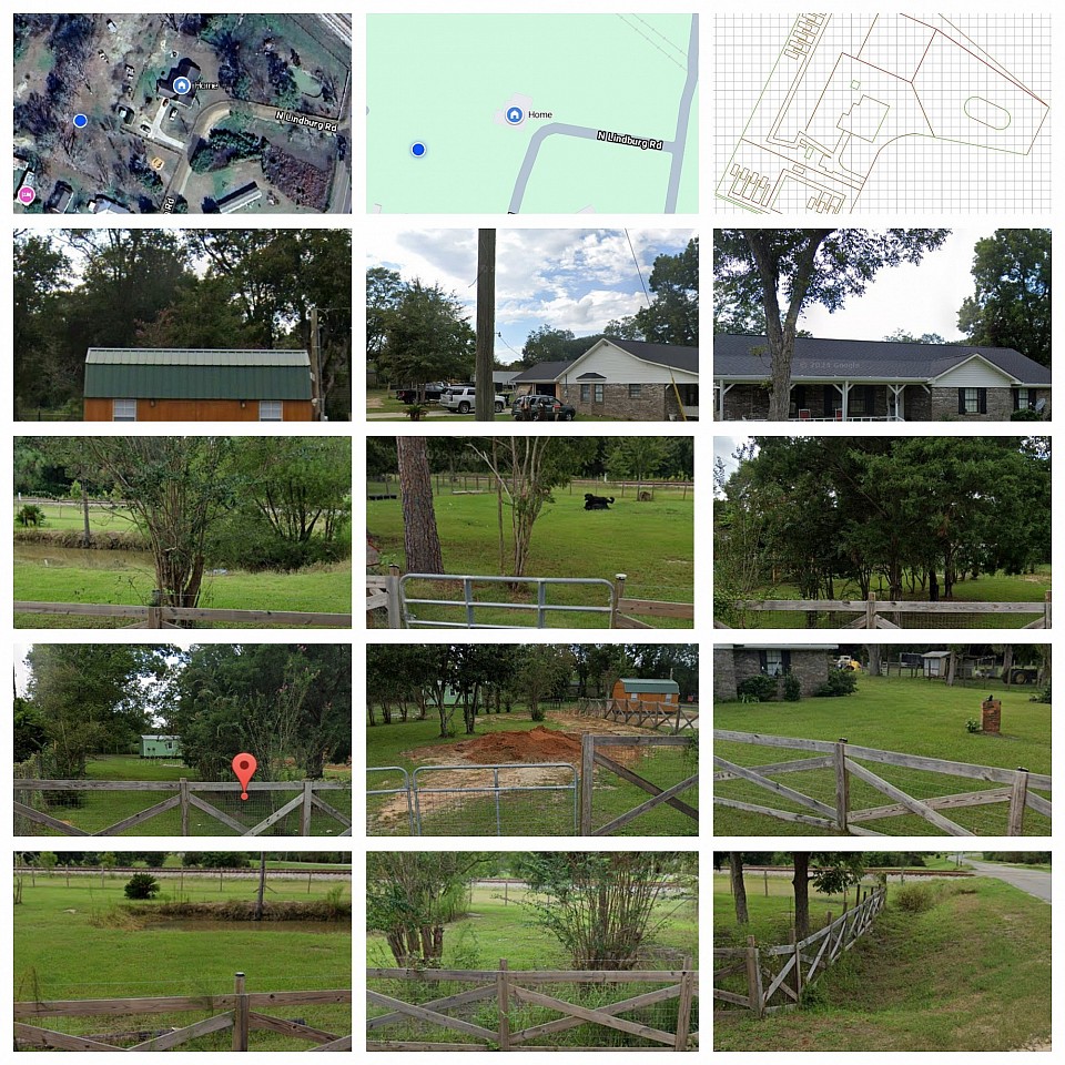 A collage of pics of the whole property.